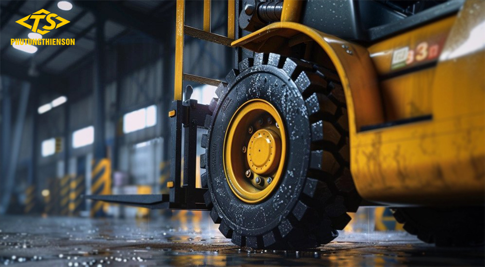 Lốp đặc xe nâng có nhiều ưu điểm
