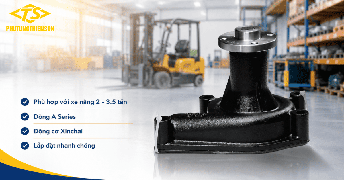 Bơm Nước Xe Nâng 490B-42000 Cho Xe Nâng 2 Đến 3.5 Tấn