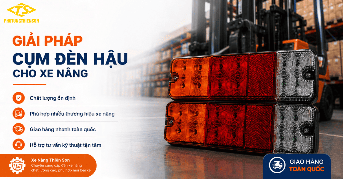 Cụm đèn hậu xe nâng Thiên Sơn chính hãng