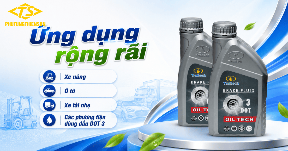 Dau Phanh DOT 3 TMTECH Dung Cho Nhieu Loai Xe