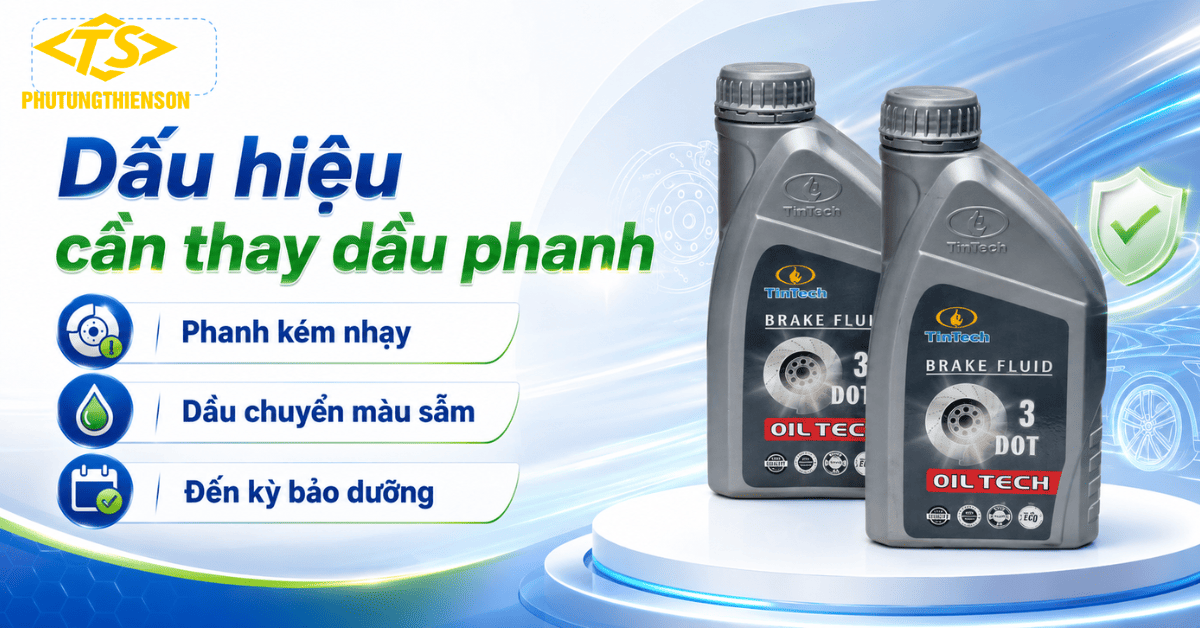 Dau Phanh DOT 3 TMTECH Khi Nao Can Thay
