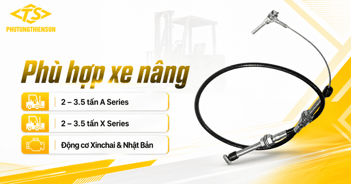 Dây Ga Xe Nâng 40DH-532000 Cho Xe Nâng 2 Đến 3.5 Tấn