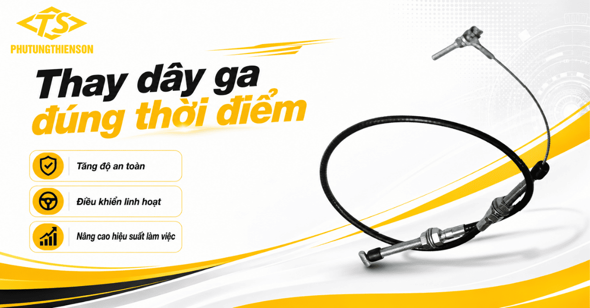 Dây Ga Xe Nâng 40DH-532000 Giúp Điều Khiển Chính Xác