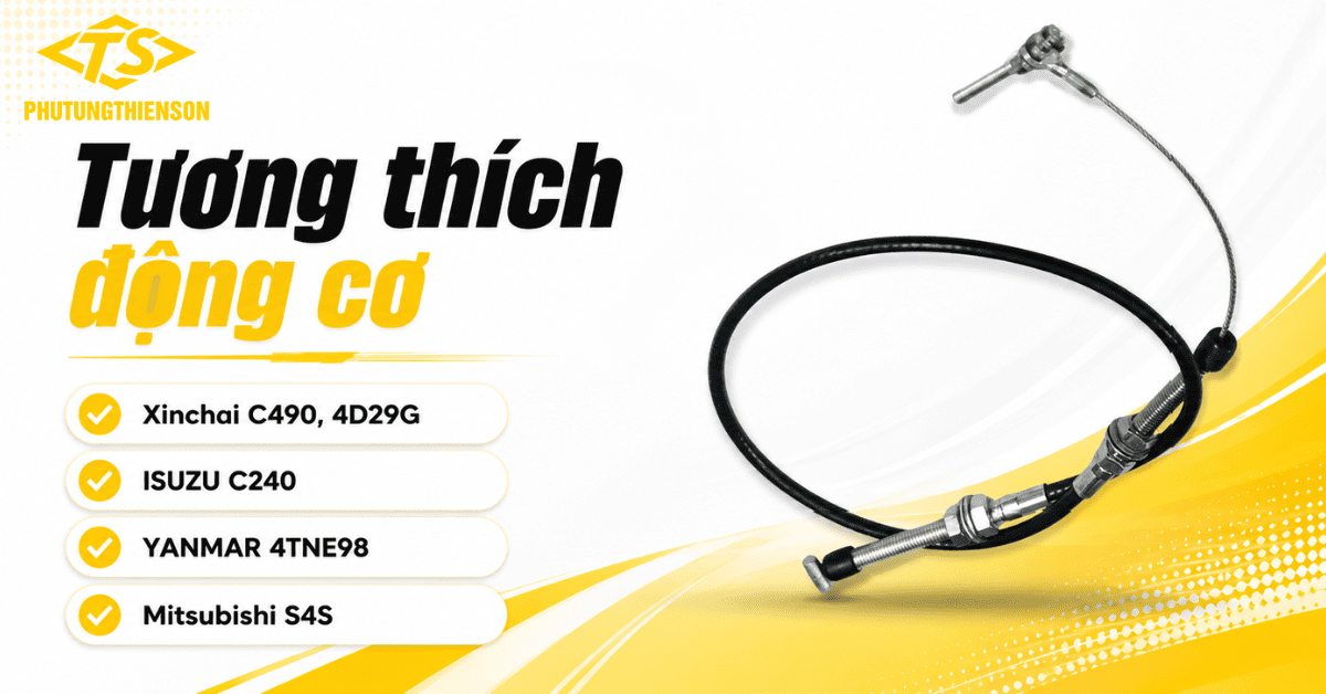 Dây ga xe nâng 40DH-532000