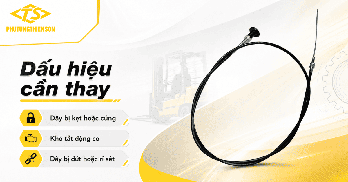 Dây Tắt Máy Xe Nâng A300-524000-000 Khi Nào Cần Thay