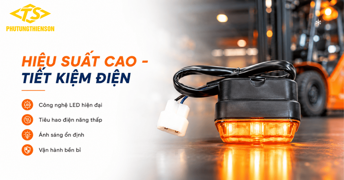 Đèn điện trước xe nâng LED tiết kiệm điện
