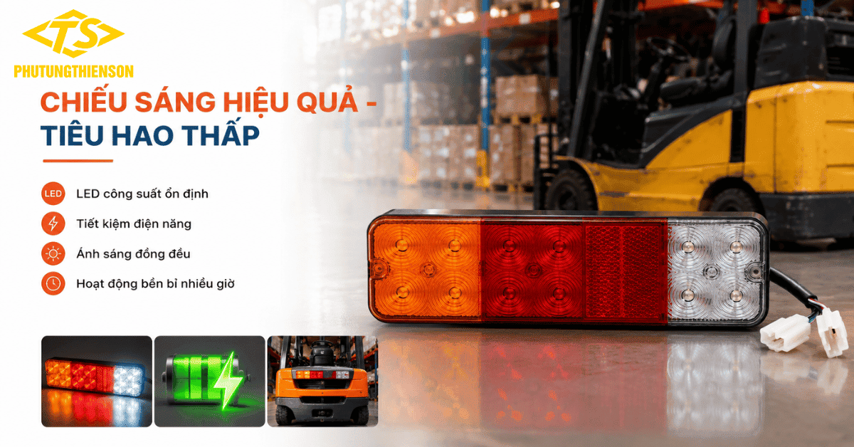 Đèn hậu phải xe nâng LED tiết kiệm năng lượng