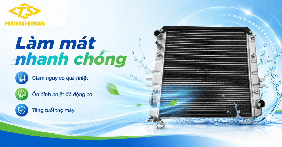 Két Nước Xe Nâng XR311-331000-001 Làm Mát Động Cơ Hiệu Quả