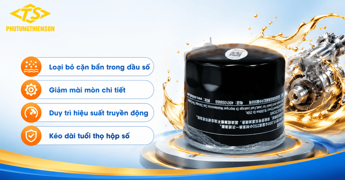 Lọc Dầu Số Xe Nâng YQX30-0300(II) Bảo Vệ Hộp Số Hiệu Quả