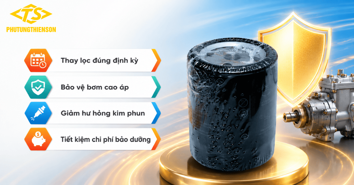 Lọc Nhiên Liệu Xe Nâng CX0708 Bảo Vệ Hệ Thống Nhiên Liệu