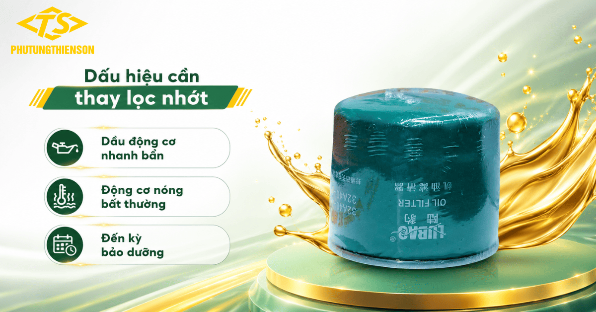 Lọc Nhớt Xe Nâng 32A40-00400 Khi Nào Cần Thay