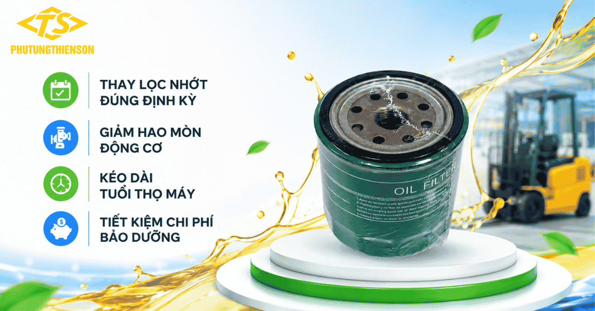 Loc Nhot Xe Nang FJ 3075 Bao Ve Dong Co ISUZU
