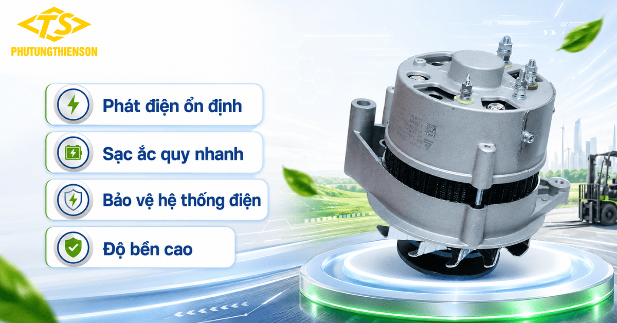 Máy Phát Xe Nâng 490B-52000B Đảm Bảo Hệ Thống Điện Ổn Định