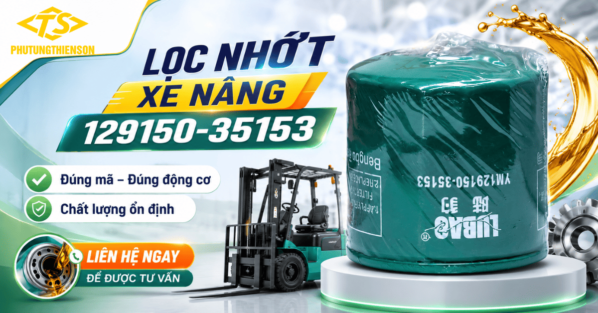 Mua Lọc Nhớt Xe Nâng 129150-35153 Chính Hãng
