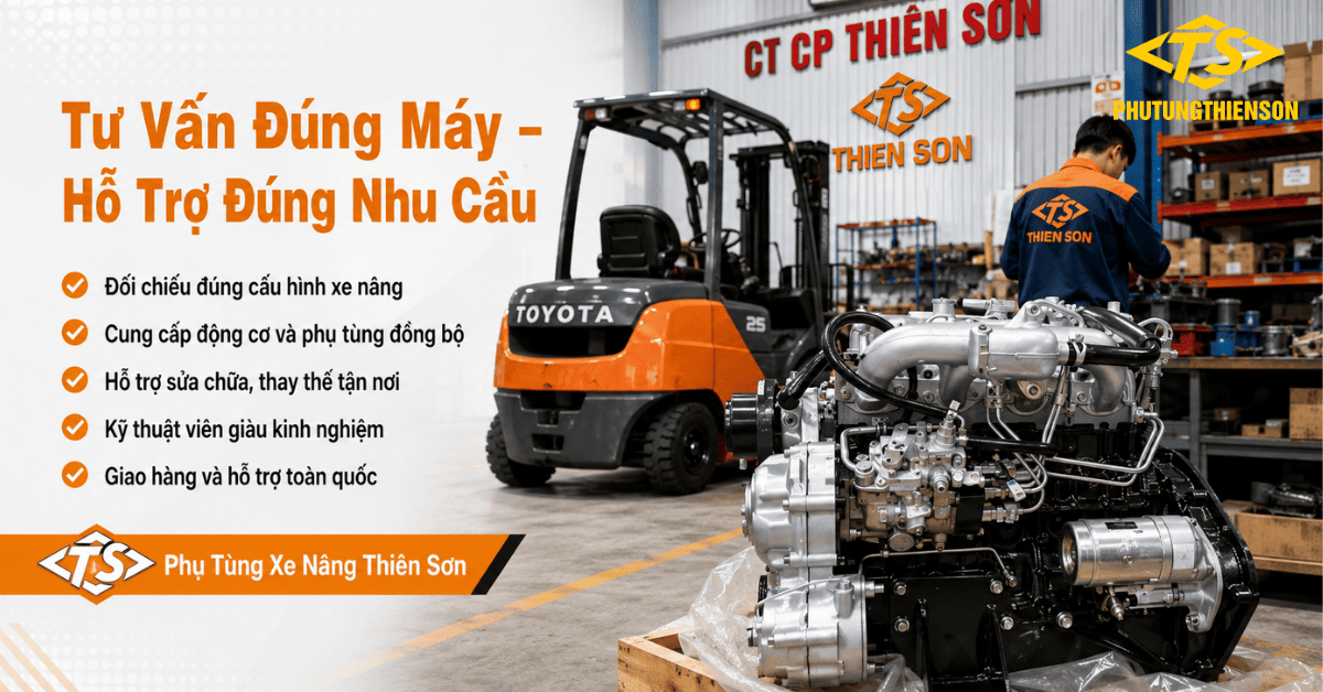 Mua và sửa chữa động cơ Xinchai C490 tại Thiên Sơn