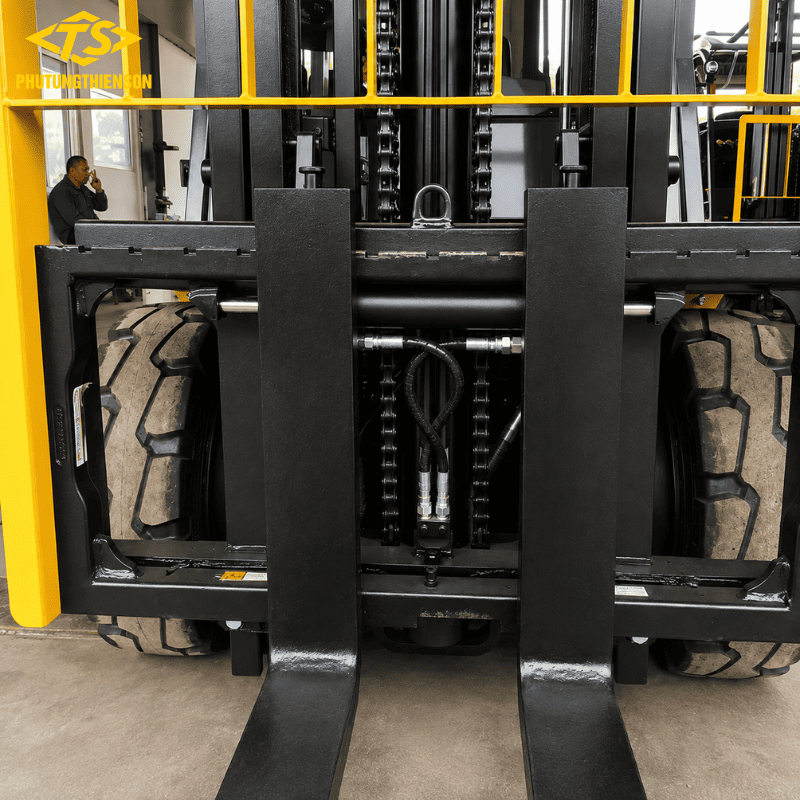 Dịch giá xe nâng giúp căn chỉnh pallet chính xác Dịch giá xe nâng giúp căn chỉnh pallet chính xác
