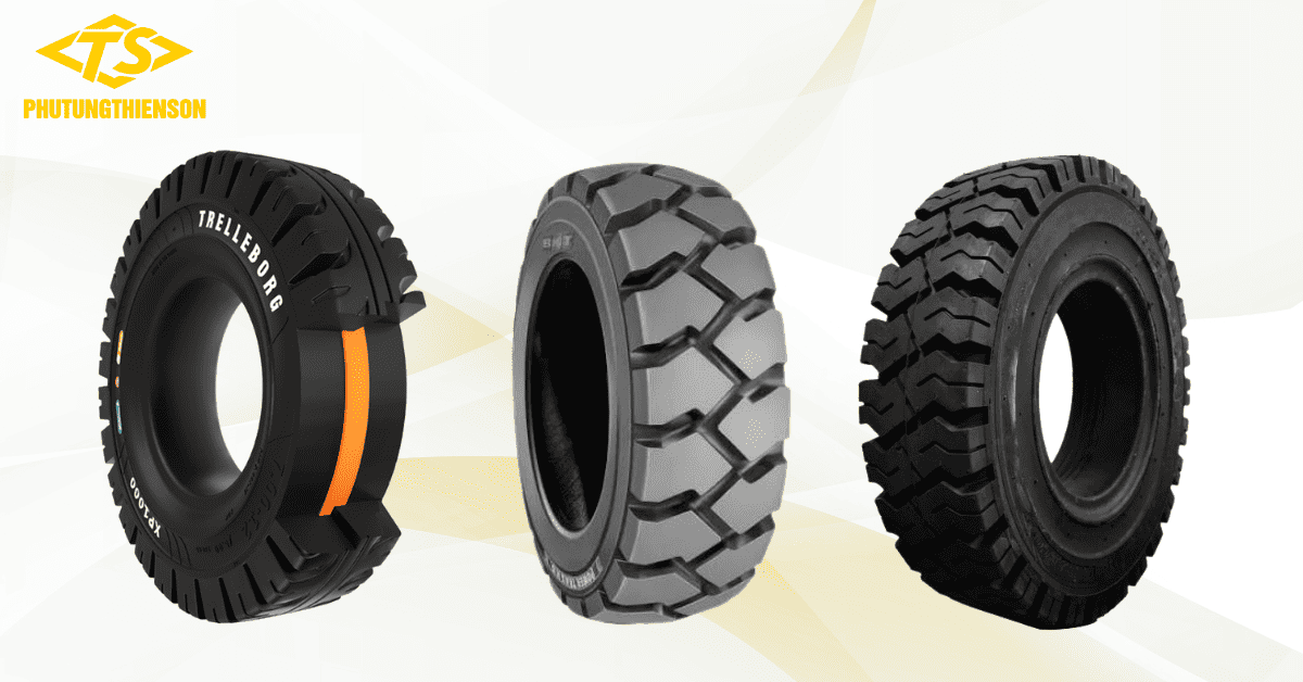 Lốp đặc xe nâng 18x7-8 cho xe nâng kho xưởng