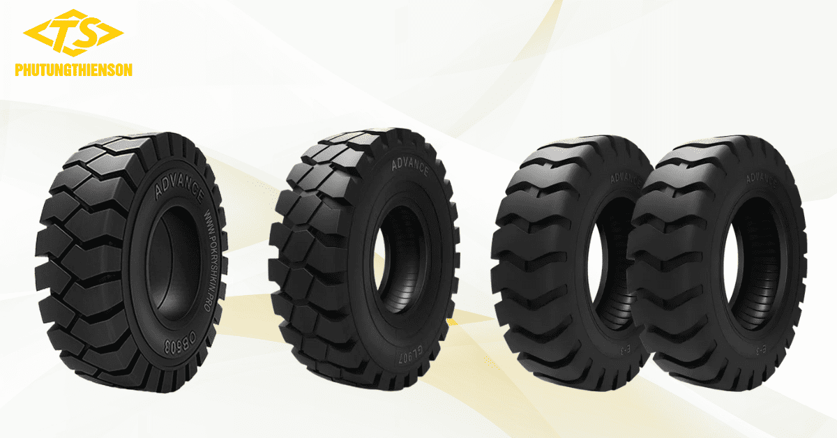 Lốp hơi Advance xe nâng phù hợp nhiều môi trường làm việc