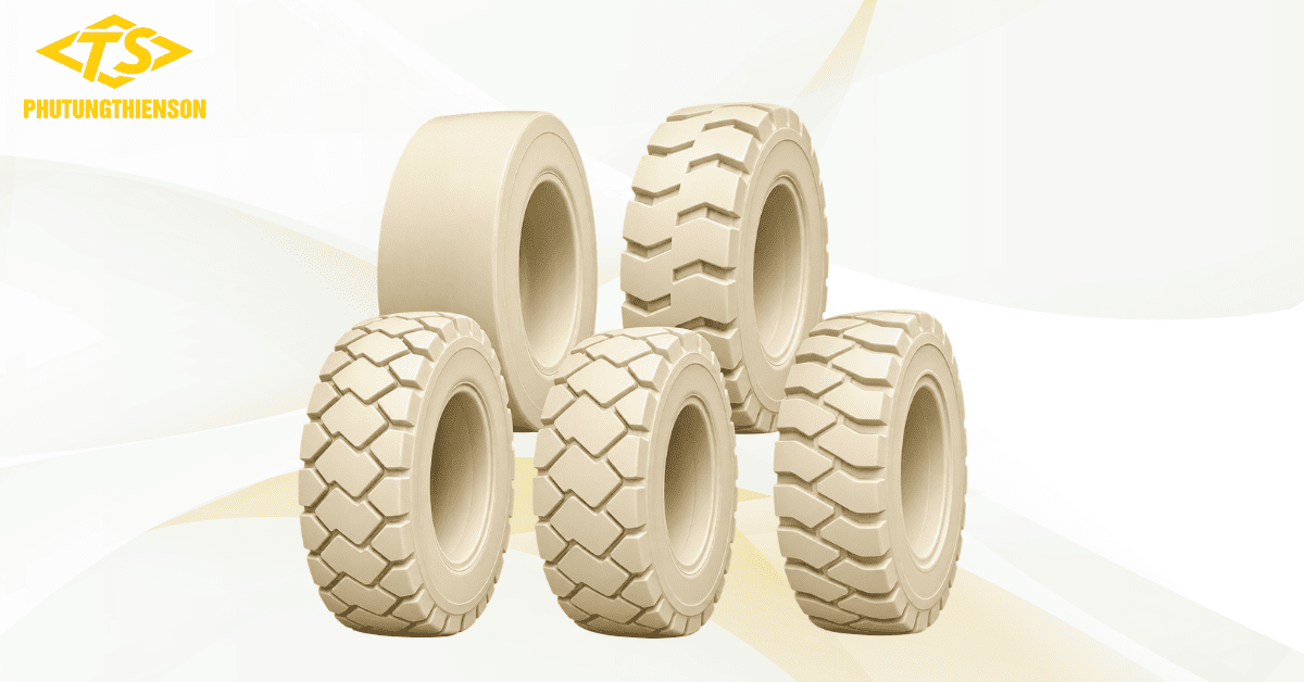 Một số loại lốp không vết xe nâng