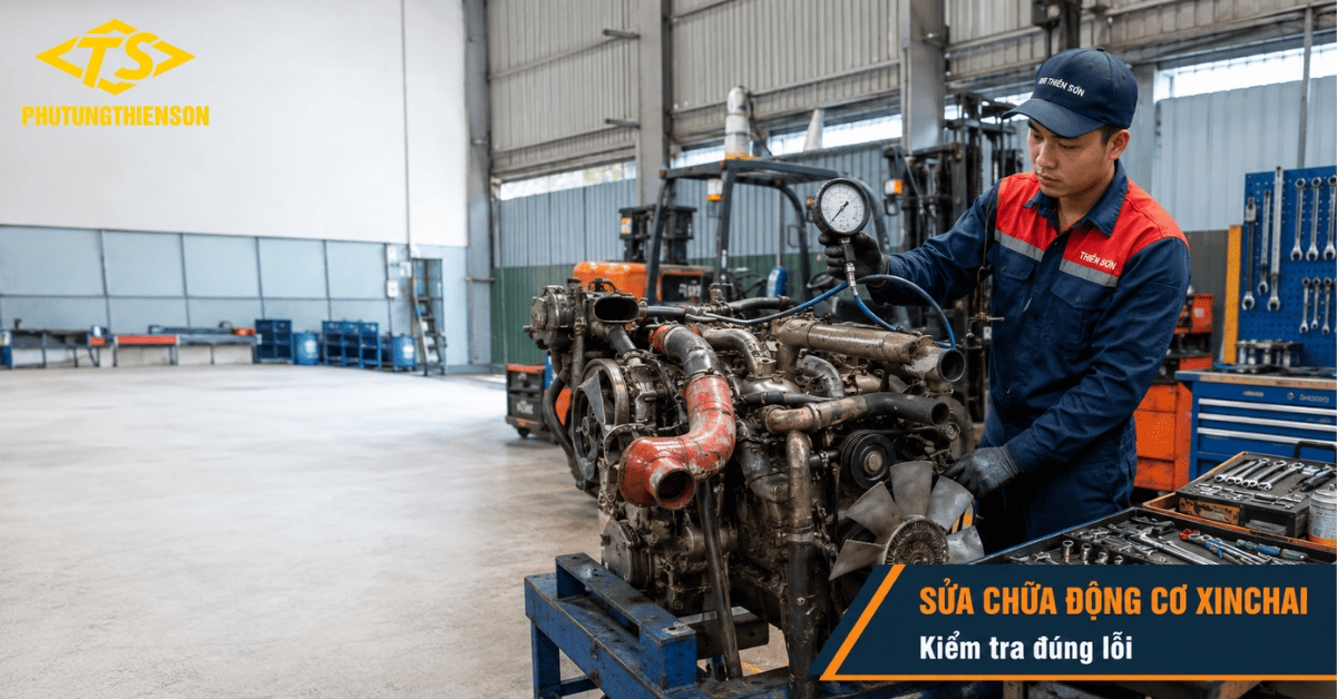 Sửa chữa động cơ Xinchai C490