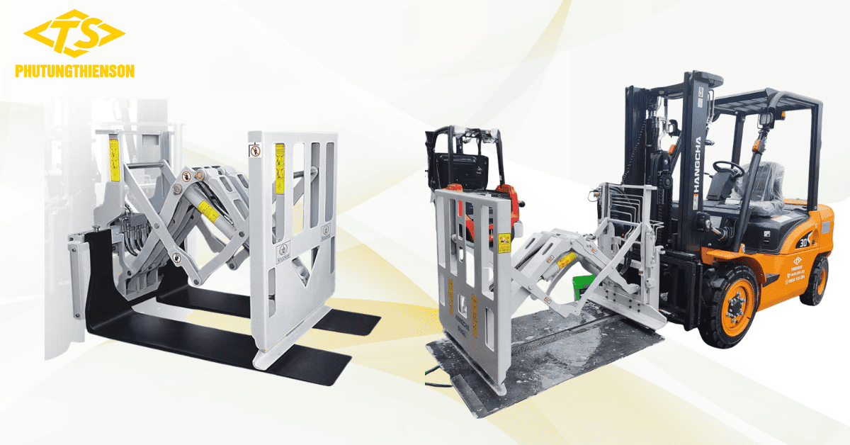 Xe nâng Push Pull hỗ trợ lấy và đẩy hàng hóa