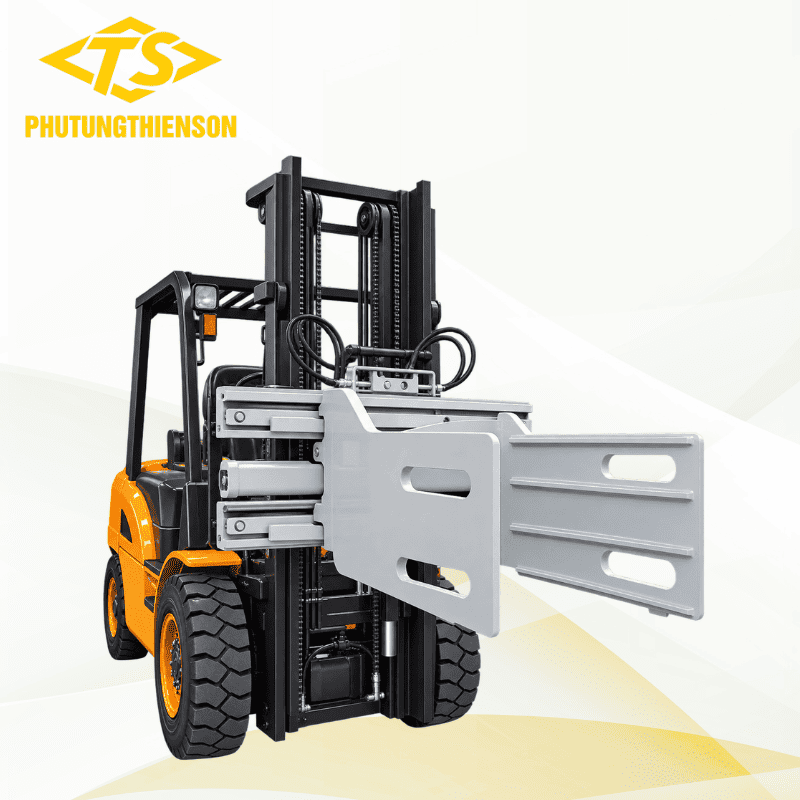 Xe nâng kẹp vuông chuyên dùng nâng kiện hàng
