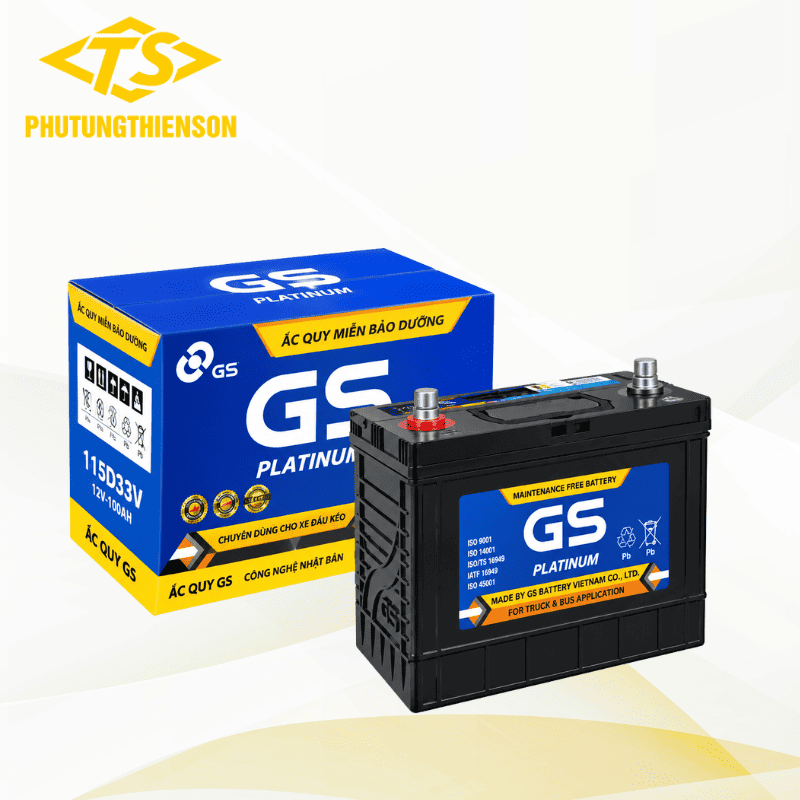 Ắc quy GS 100Ah chính hãng