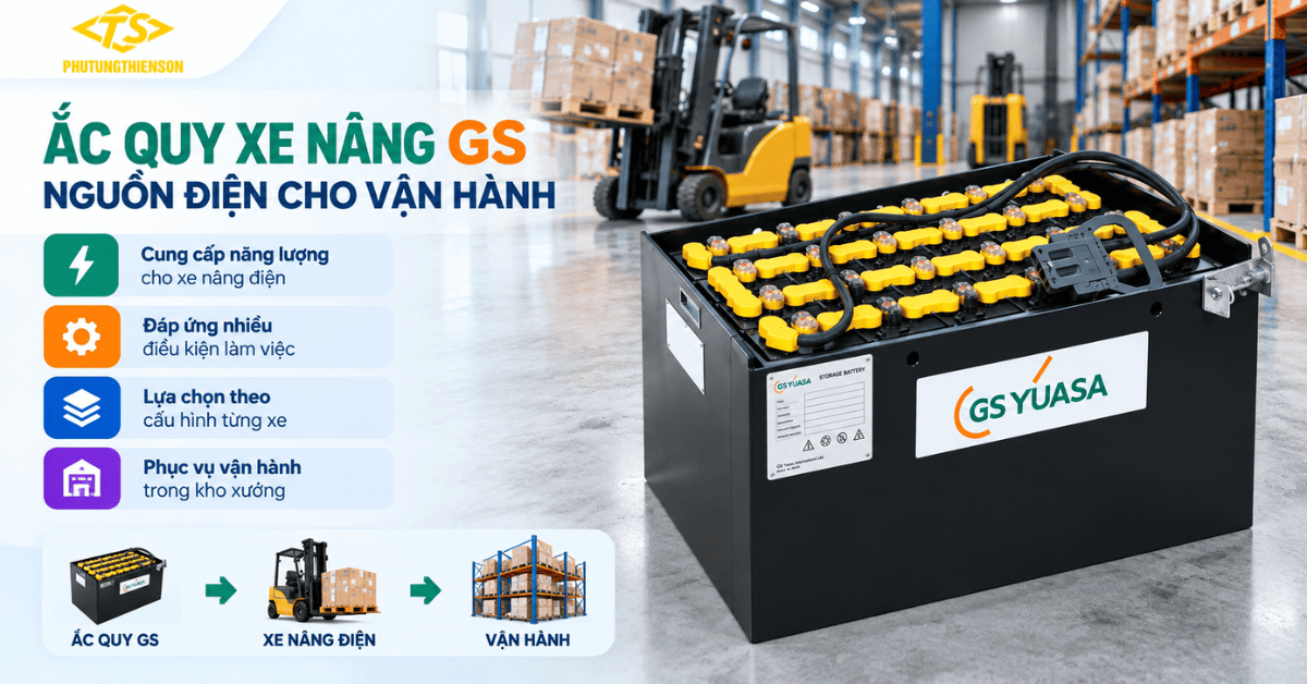 Giải pháp ắc quy xe nâng GS