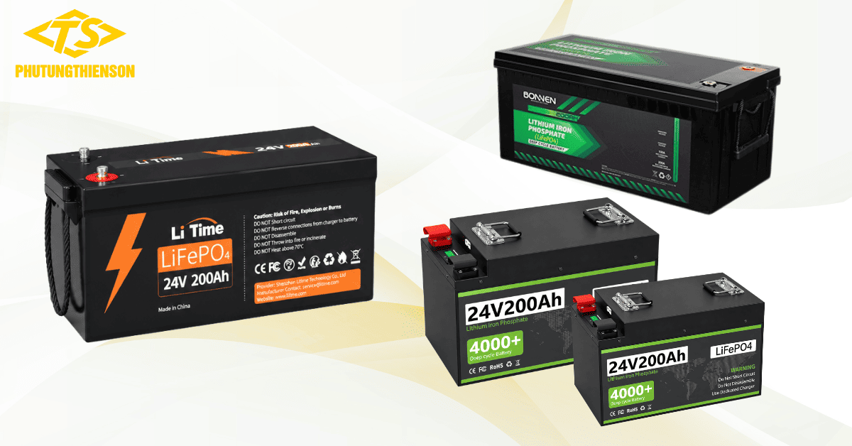 Pin lithium 24v 200ah cung cấp nguồn điện ổn định