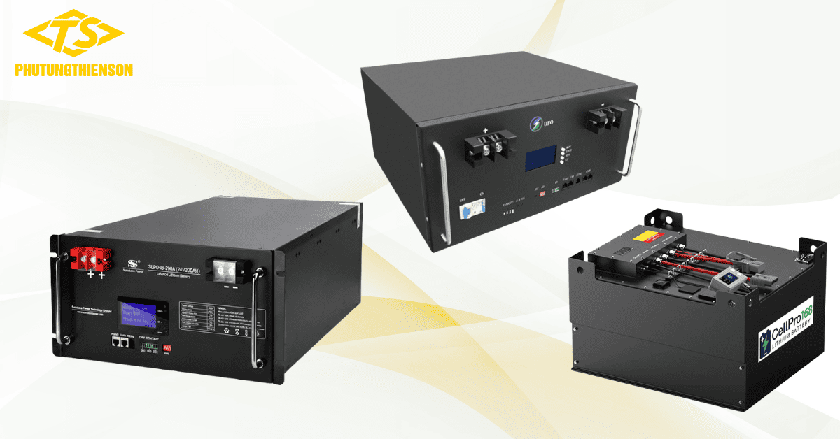 Pin lithium 48V 200Ah cho thiết bị công nghiệp