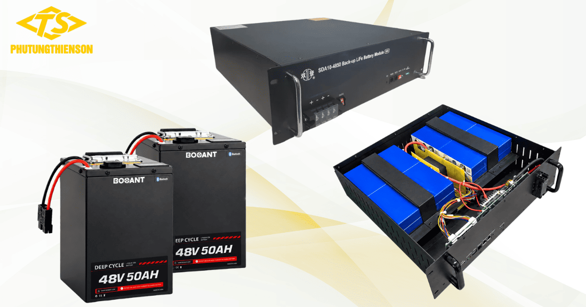 Pin lithium 48V 50Ah thiết kế nhỏ gọn