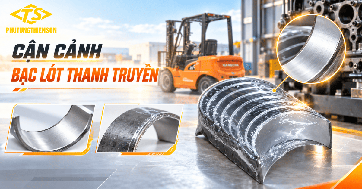 Cận cảnh bạc lót thanh truyền